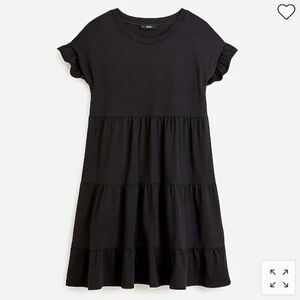 J Crew black babydoll dress